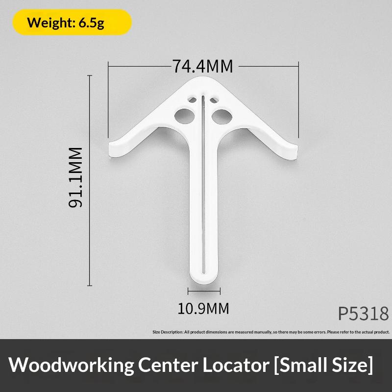 Professional Center Finder Tool High Accuracy Woodworking Center Locator Gauge Compact Carpenter Positioning Tool for DIY Enthusiasts Carpenter
