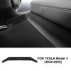 Suede Leather Anti-Kick Door Sticker for Tesla Model 3 Model Y 2017-2026 Interior Protection