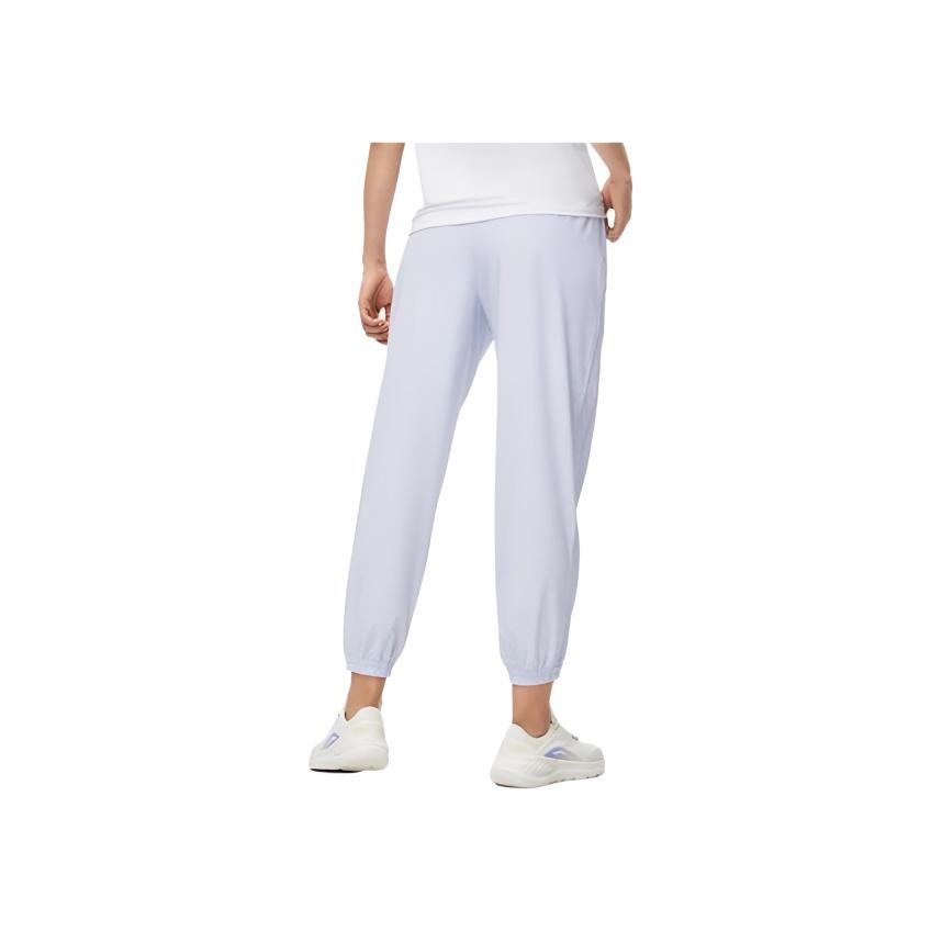 Li Ning Fitness Serie Einfarbig Schnelltrocknend Kühl Locker Sporthose Damen Unterteile Himmelblau AYKT216-6