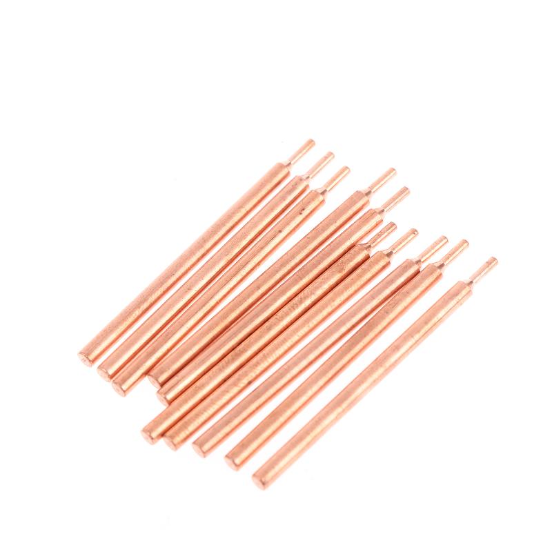 2/5/10 Stück 3MM Violette Kupferoxid-Elektrodenköpfe 18650 Leistungsbatterie Doppelkopf-Punktschweißnadel