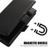 For Samsung Galaxy S24 Ultra Leather Case with Card Holder, Straps, Shockproof Wallet Phone Cover