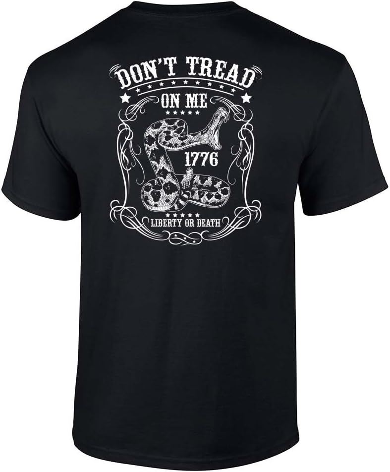 Don't Tread On Me 1776 Snake Liberty or Death T-shirt