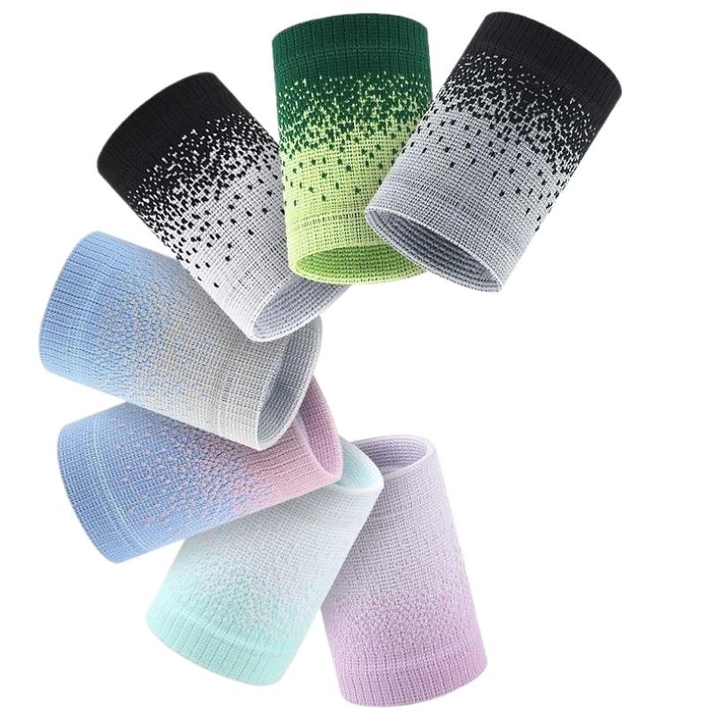 2pc Waistband High Elastic Compression Tennis Wrist Support Brace For Fitness Gym Running Basketball Wrist Wraps Protector