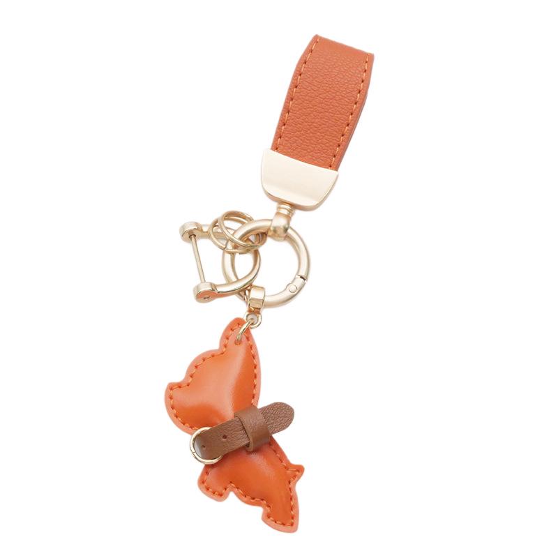 Exquisite French Bulldog Puppy Lanyard Keychain Pendant - Perfect Couple Gift
