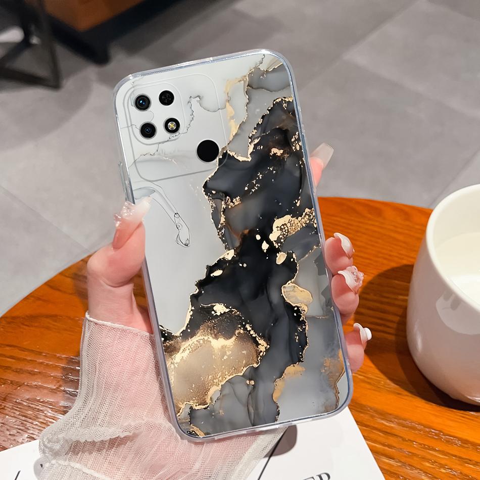 Covers For Redmi 10C Case Stylish Fun Soft Transparent Slim Silicone Anti Drop Phone Shell For Xiaomi Redmi 10 C Bumper Fundas