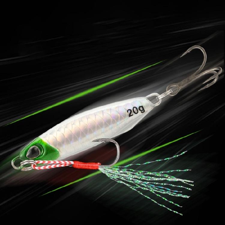 Colored Artificial Lures Features Double Hook and Slow Sinking Properties for Enhancing Fish Attraction