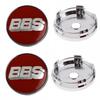 4 Stück 60mm BBS Logo Emblem Plakette Auto Radnabendeckel Räder Radkappen Auto Nabenfelgenabdeckung Ersatz Auto Zubehör