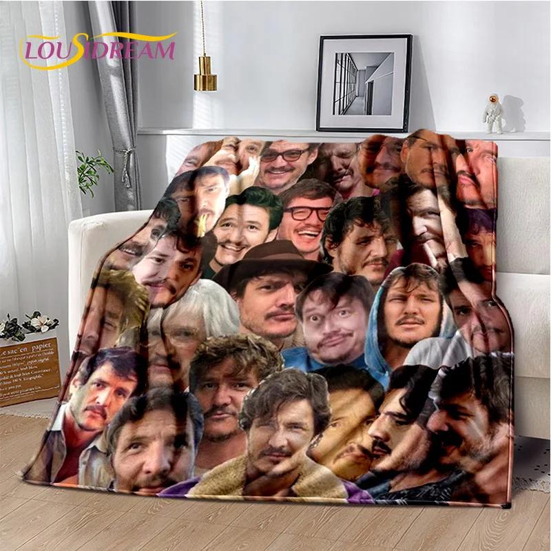 29 Style Pedro Pascal Funny Printing Blanket,Soft Throw Blanket for Home Bedroom Bed Sofa Picnic Travel Office Cover Gifts Kids