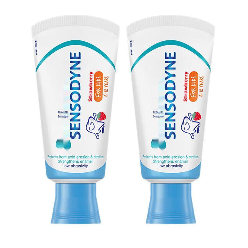Sensodyne Kids Strawberry Enamel Protect Toothpaste (2 x 65g)