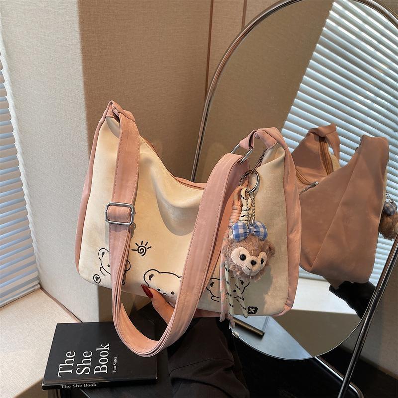Large-capacity Bag Women's Summer Versatile New Simple Niche Shoulder Messenger Bag Commuter Dumpling Bag
