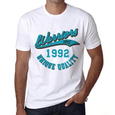 Herr Vintage Tee Shirt Grafisk T-shirt Warriors Sedan 1992 Vit