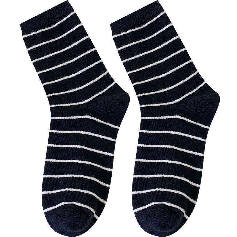 Female Spring and Summer New Simple All Take Deodorant Wicker In The Tube Cotton Socks