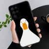 Cartoon Duck Phone Case For Samsung A15 A35 A55 A52 A53 A54 A33 A34 A25 A05S A16 A14 A05 A13 M15 M55 M35