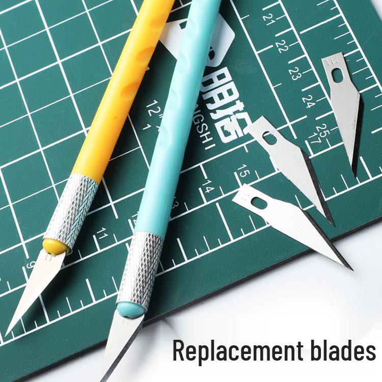 Colorful Craft Knife Set with Cutting Mat: Macaron Journal & Carving