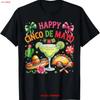 Happy Cinco De Mayo Fiesta Mexican Party Kids T Shirt Vintage Washed Fashion Homme Breathable Slightly Versatile Graphic