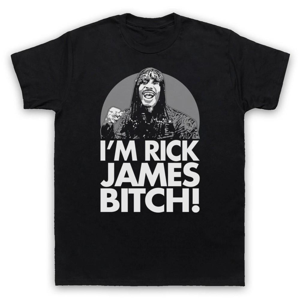 I039;M RICK JAMES BITCH Unisex black T-shirt Gift For Fans ES273 Unisex T-Shirt XL