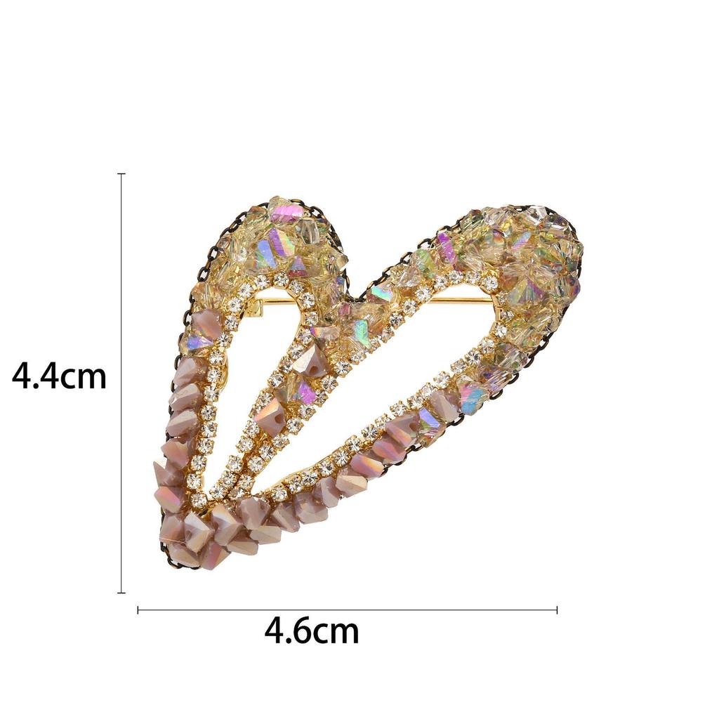 Snowflake & Butterfly Zircon Brooch with Freshwater Pearl for Women's Korean Style Suit Coat