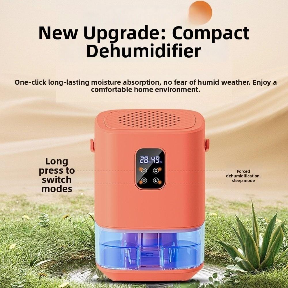 Moisture-Proof Mini Quiet Dehumidifier 1.5L Damp Eliminator Air Dehumidifier Bathroom