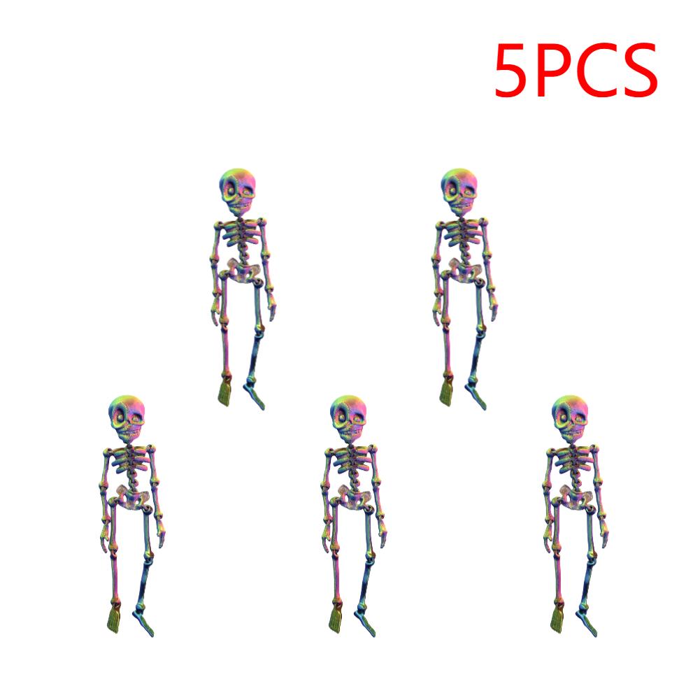 2/5PCS Skeleton Fridge Magnets 3D Printed Magnetic Skull Fridge Magnets Skull Fridge Kitchen OfficeHalloween Funny Decoration