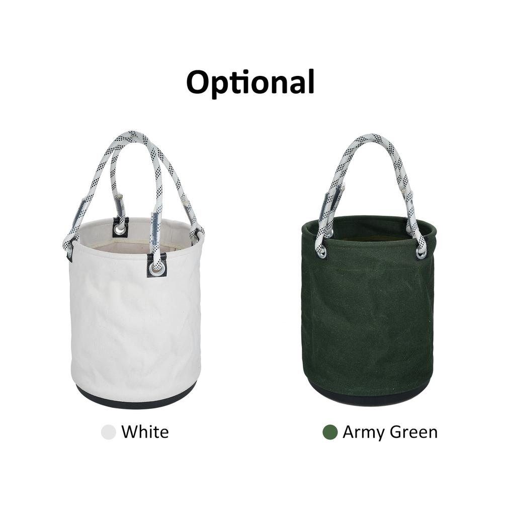 PENGGONG Canvas Circular Foldable Tool Storage Bag Tool Organizers Bag Collapsible Storage Basket