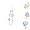 Beaded Phone Lanyard Cute Bracelet Keychain Bag Pendant Decoration Wrist Strap