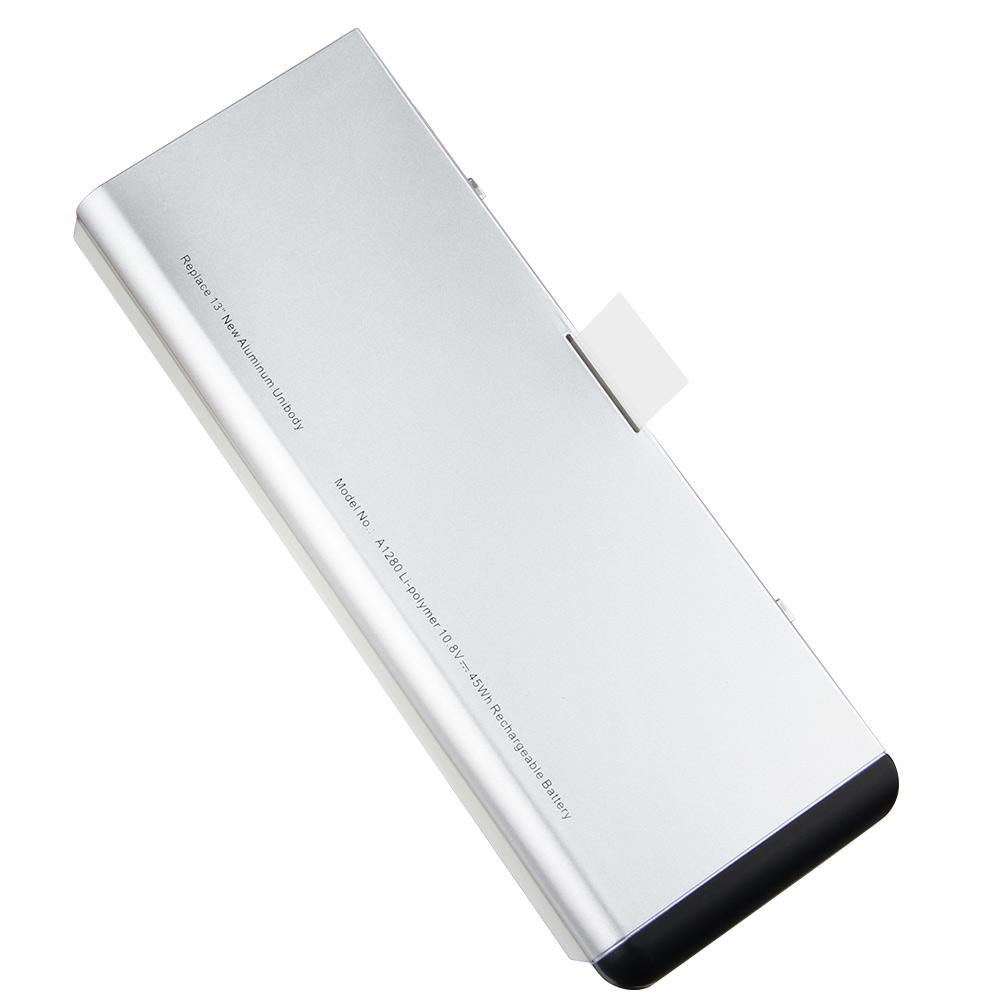 Nabíjecí lithiová baterie pro MacBook 13 A1278 2008 MB467 MB771 MB466 A1280 Baterie pro notebook 45Wh