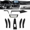 For BMW F30 F31 F34 GT 2013-2018 Car Interior Carbon Fibre Film 5D PET Center Console Anti Scratch Resist Film Accessories Refit