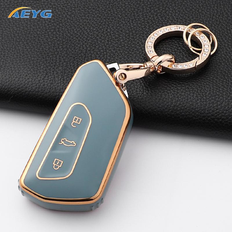 Car Key Case Cover Shell Fob For Vw Volkswagen Golf 8 Mk8 Cupra Skoda Octavia A8 Seat Leon Mk4   Accessories