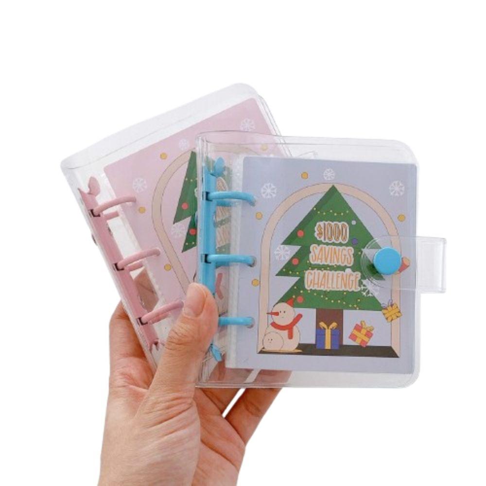 $1000 Savings Challenges Book Cash Envelopes Mini Christmas Budget Binder  Budget Book