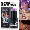 8 Color Face Makeup Glitter Eyeshadow Stick Magic Stage Makeup Body Glitter Multi-functional All-in-one