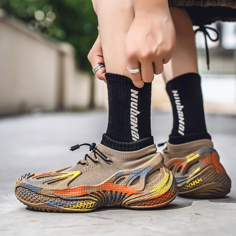 Fashion Knit Casual Sneakers Men Designer Men's Shoes Summer Training Shoes Running Platform Sports Shoes Men zapatillas hombre