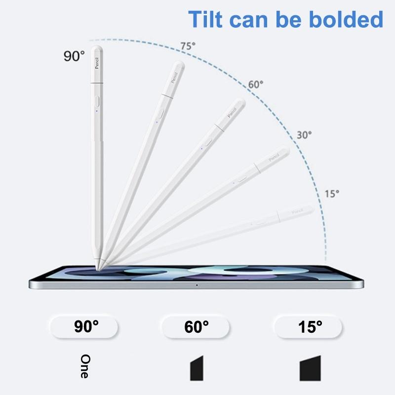 Stylus Pen For Apple Pencil With Led Power Palm Rejection Touch Pencil For Ipad Air 11 10 9 2022 2021 2020 Ipad Capacitive Pen