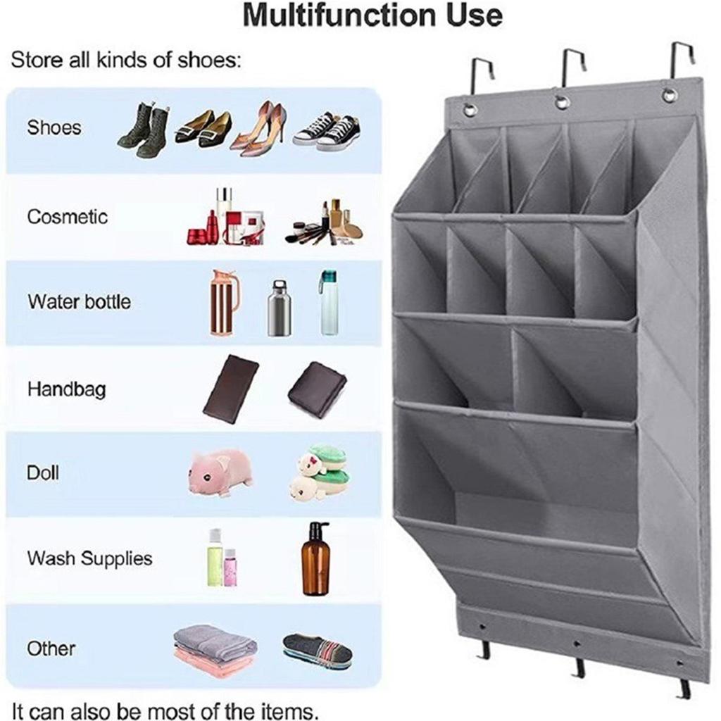 Wall-Mounted Multi-Layer Hanging Organizer for Shoes and Sundries