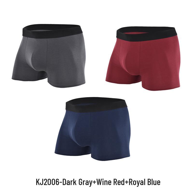 Men's Pure Cotton Breathable Boxer Briefs