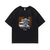 Tricou Tutter Se Simte Puternic Astăzi Tricou Tutter Anxious Tricouri Grafice Amuzante cu Șoareci Bărbați Femei Casual Supradimensionat Mânecă Scurtă