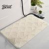 Water-repellent Floor Rug Resistant Thick Doormat Foot Mat Fluffy Absorbent Bathroom Drying Slip Bath Backing