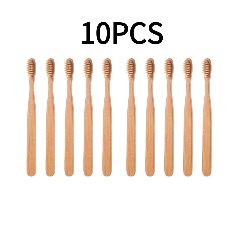 NEW 1/30/50PCS Disposable Bamboo Toothbrush for Home Travel Bamboo Charcoal Soft-Bristle Toothbrush Dental Oral Care For Family