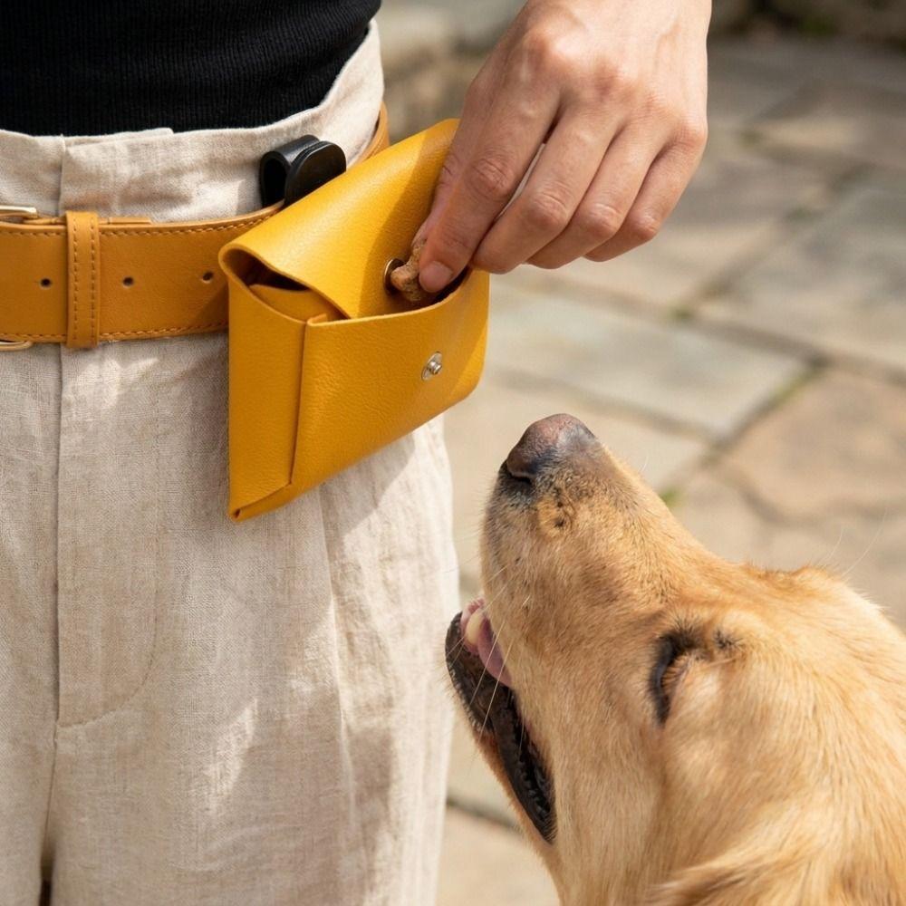 Shockproof Dog Training Snack Bag Clip on Dog Treat Holder Walking Snack Bag Outdoor Walking