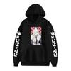 Bluza z kapturem Chainsaw Man Cartoon Bluza z kapturem Anime Nadruk Fajny KRESKÓWKA Pulower z kapturem Unisex