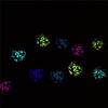 Night glow heart pendant love heart openwork luminous necklace sweater chain