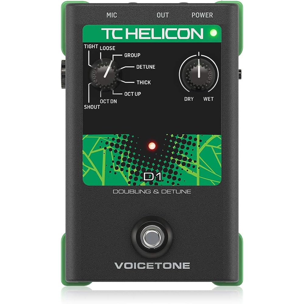 TC Helicon Vocal Effects Processor, Doubling Effect: VOICETONE D1