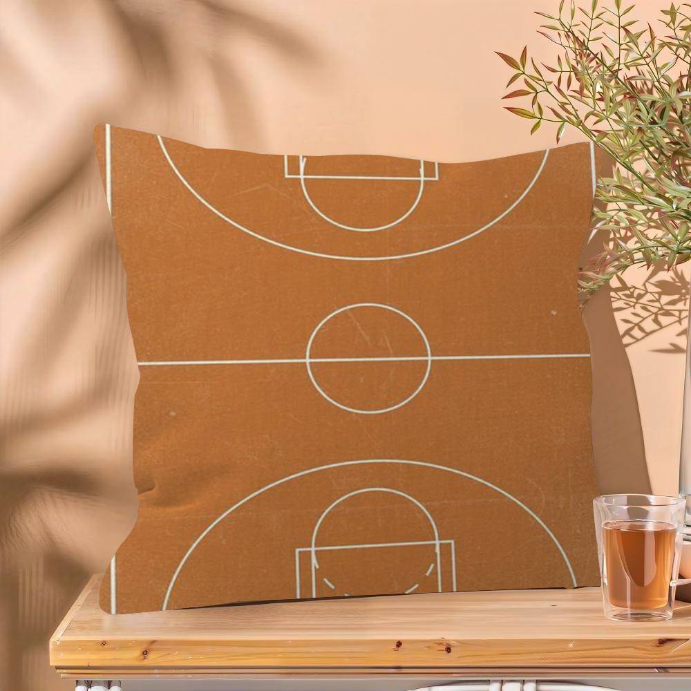 Nordic Colorful Sport Basketball Maple Design Cushion Cover Happy Autumn Harvest decor Holiday Decorati Pillow Cover