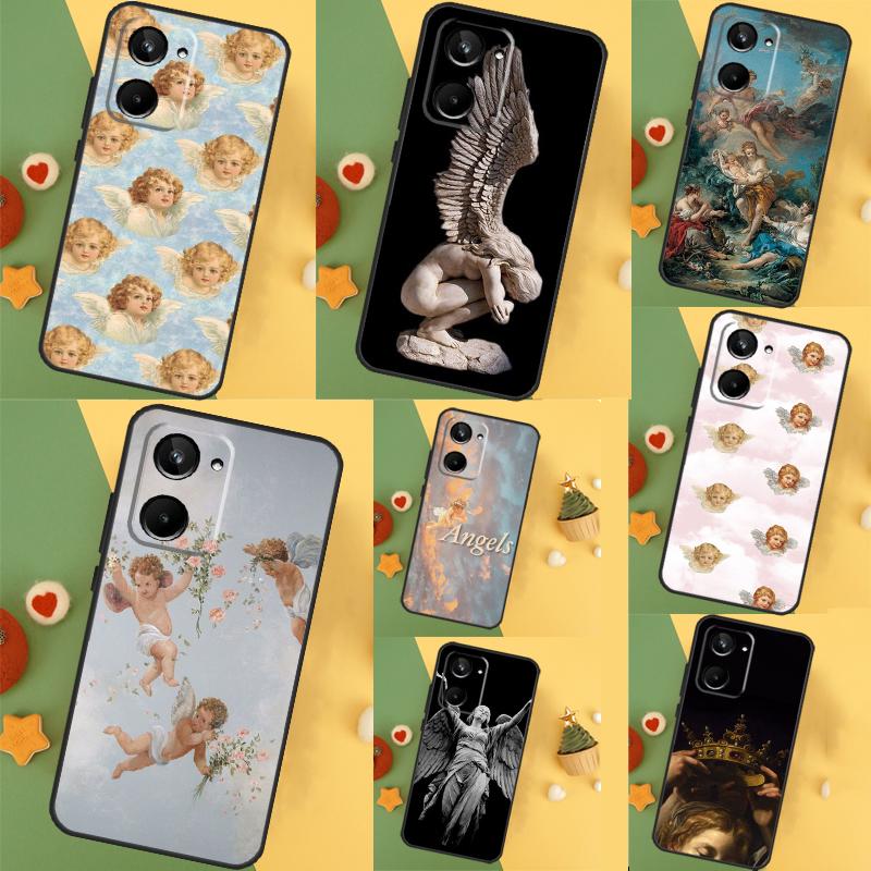 Renaissance Angels For Realme 12 10 9 11 Pro Plus GT5 GT Neo 6 C53 C51 C35 C33 C30 C25s C21Y C31 C67 C55 Case