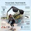 Smart Glasses with 800W Pixel HD Camera and AI Recognition