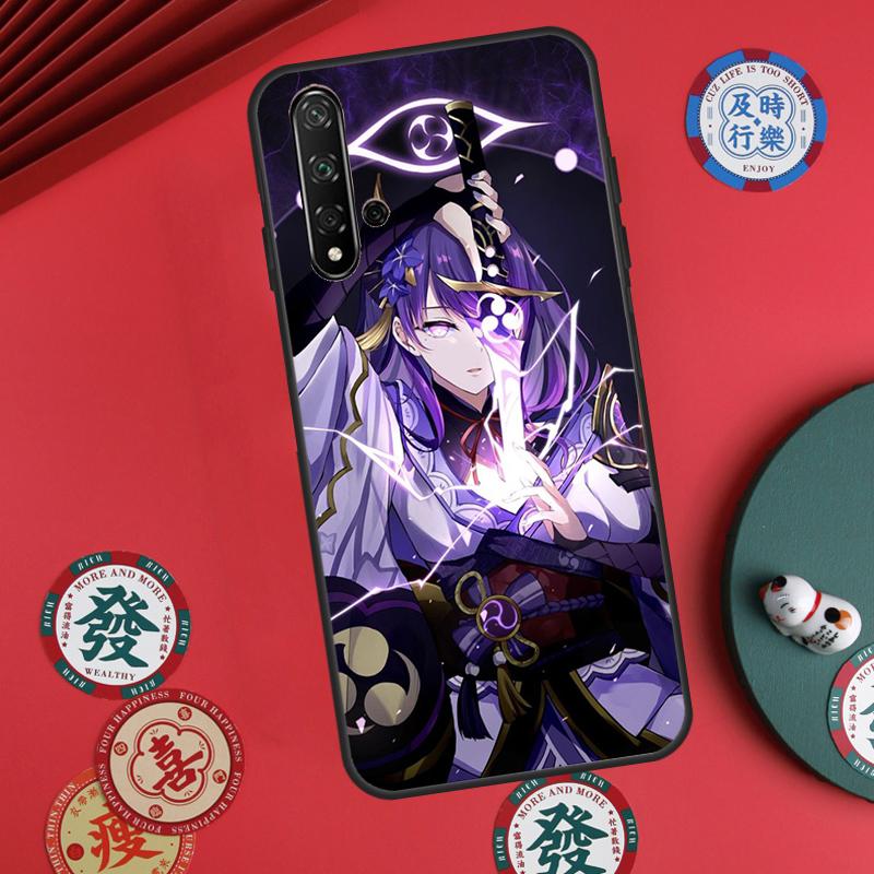 Genshin Impact Raiden Shogun For Huawei Nova 5T 10 9 SE 7i 8i 11i 12i Y73 Y90 Y70 Y72 Y61 Y91 P60 Pro P30 P40 Lite Case