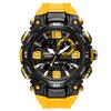 SMAEL 1921 Dual Display Military Watch for Men - 50M Waterproof LED Alarm Chronograph Stopwatch Shock Resistant Big Dial