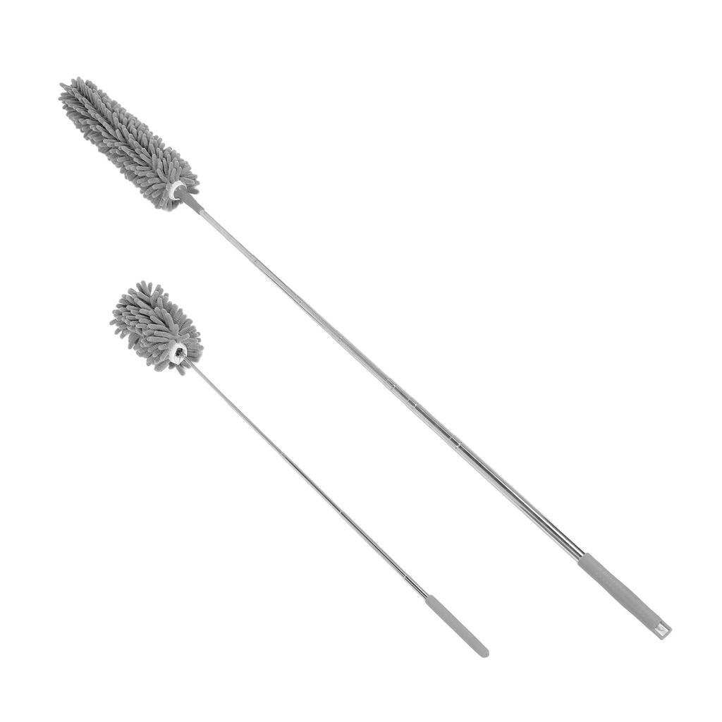 4PCS Microfiber Duster Set with Extension Pole Dust Removal Efficient for Furniture Ceiling Fan Cars