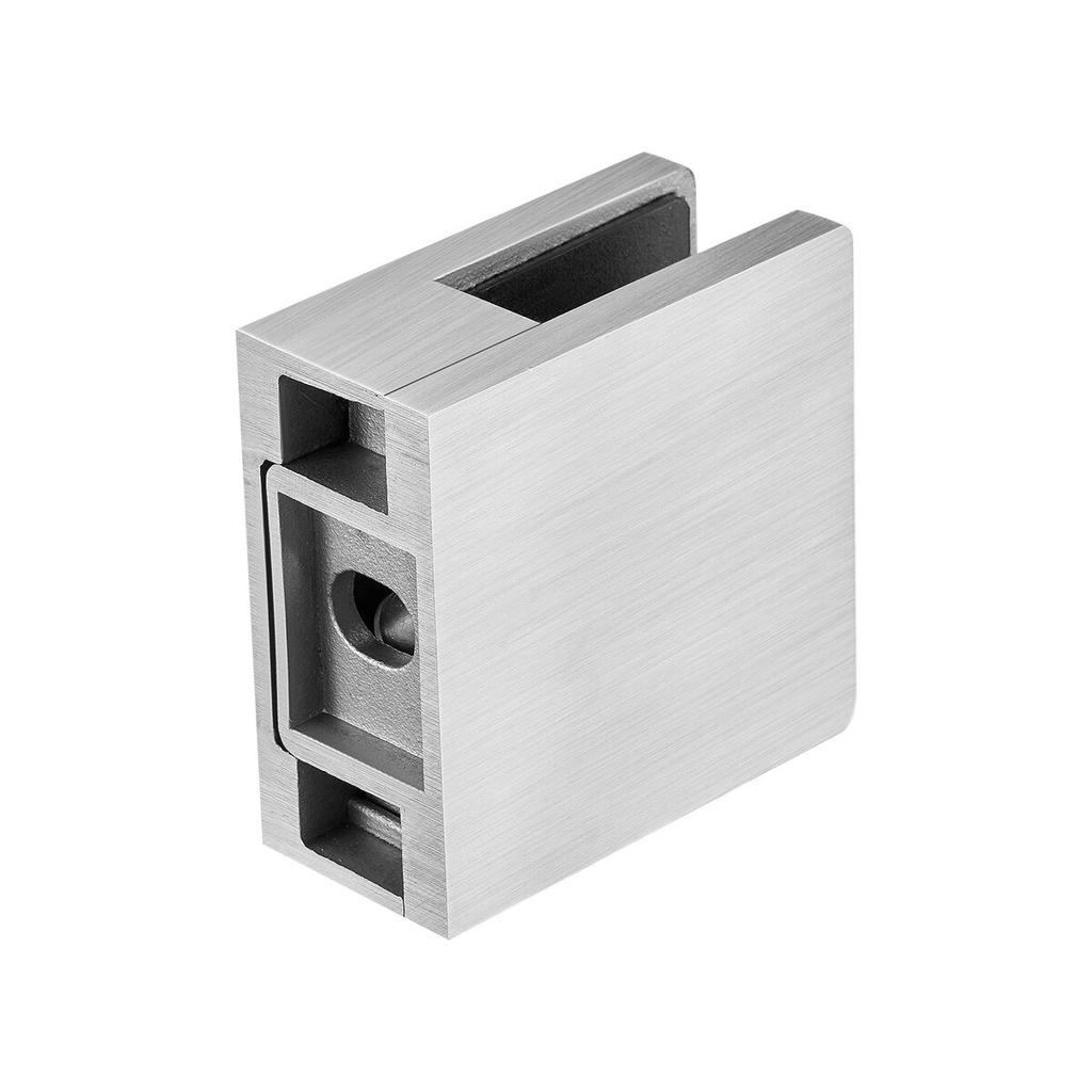 Glass Clamp 4 PCS Square Railing Bracket for 0.31 "-0.47 " Glass Silver