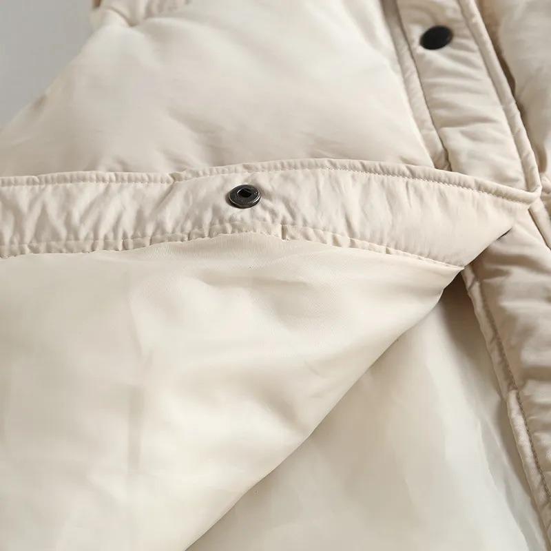Women's Thick Warm Vest Coat Women Single Breasted Jacket Solid Loose Pocket Overcoat Female Clothing Autumn Winter