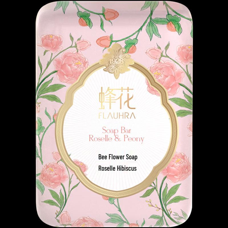 Bee Flower Luoshen Peony Handcrafted Soap, 125g